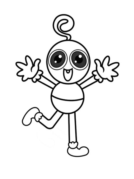 Baby Long Legs coloring page - Free printable