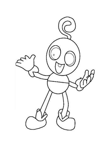 Baby Long Legs coloring page - Free printable