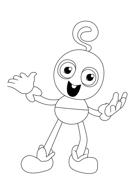 Baby Long Legs coloring page - Free printable