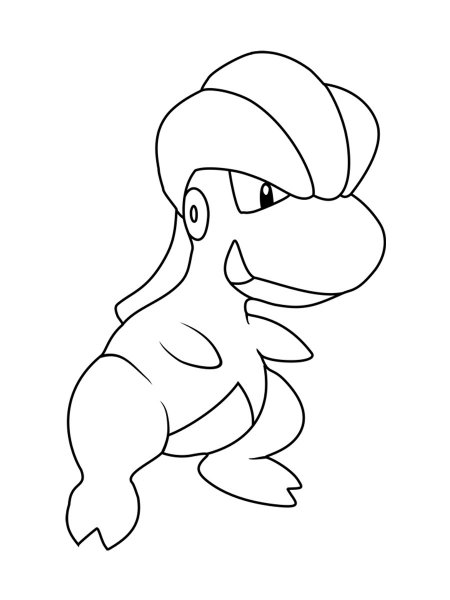 Pokemon Bagon coloring pages - Free Printable