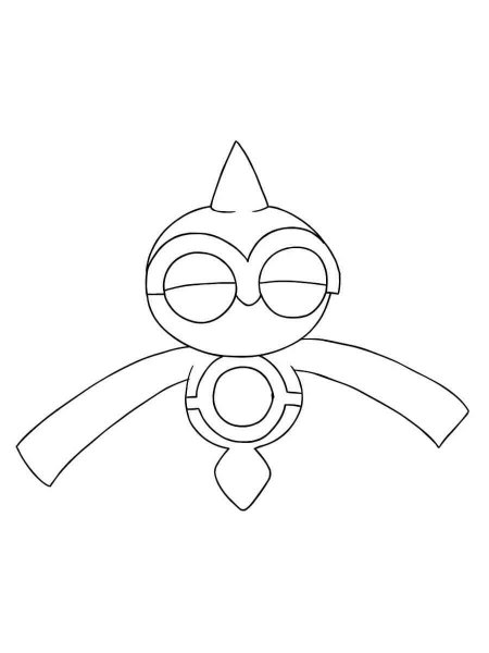 free printable baltoy coloring pages pokemon