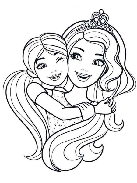 Barbie Dreamtopia coloring page