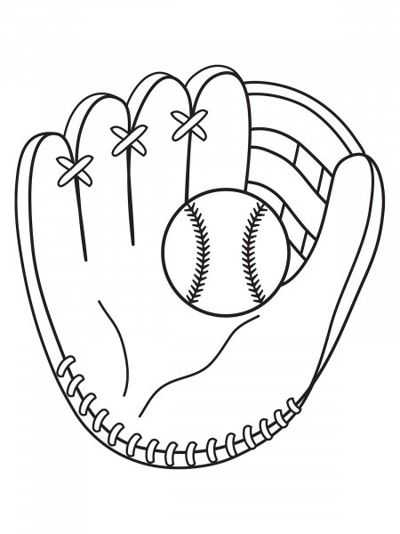 Baseball coloring pages