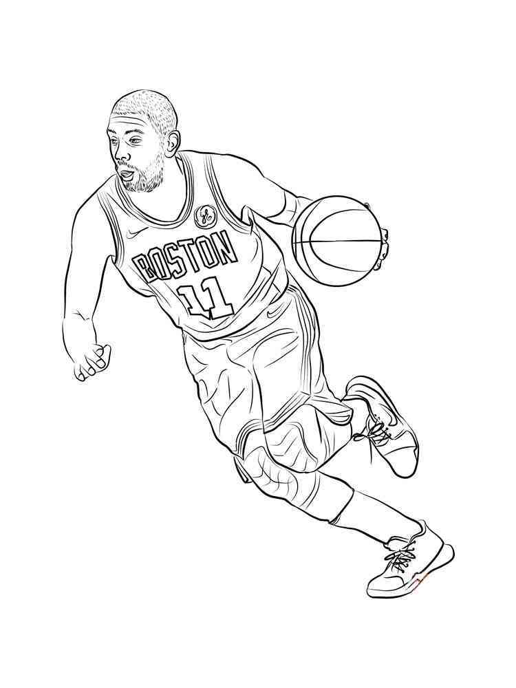 Basketball coloring pages. Download and print Basketball coloring pages
