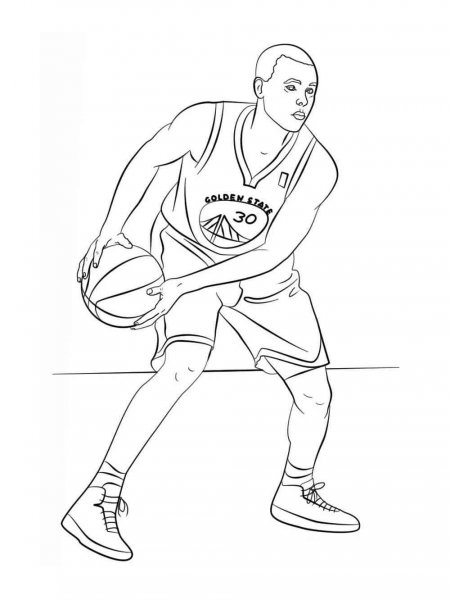 Basketball coloring pages