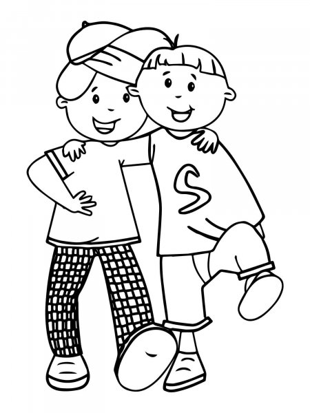 Best Friend coloring pages