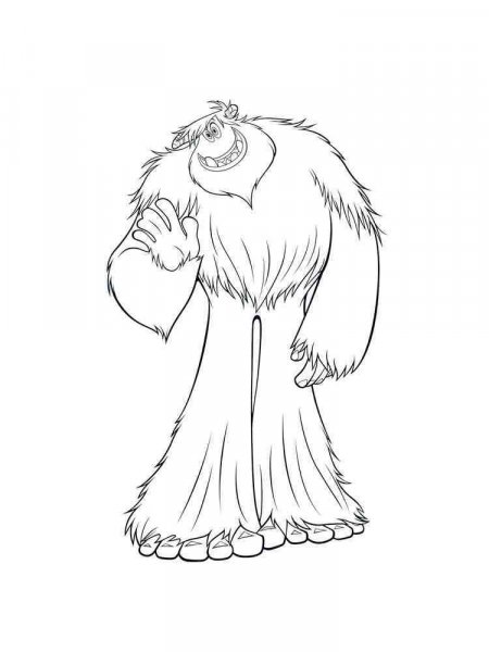 Bigfoot Coloring Pages