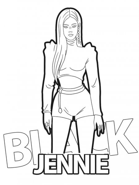 BlackPink coloring pages