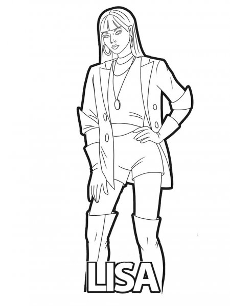 BlackPink coloring pages