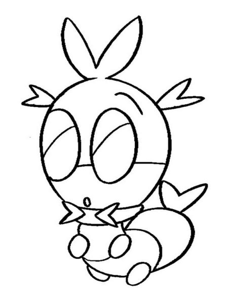 coloring blipbug pages pokemon