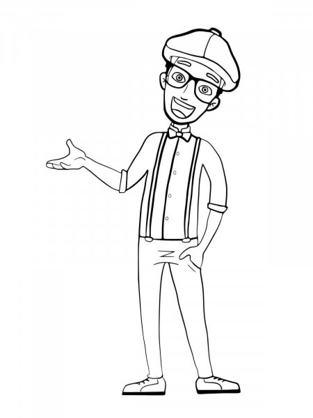 Blippi coloring pages - Free Printable