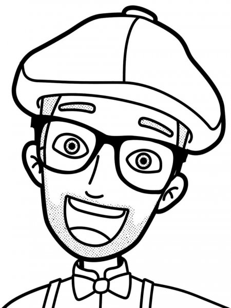 Blippi coloring pages - Free Printable