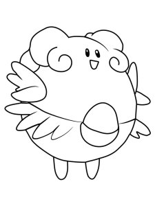 Pokemon Blissey coloring pages - Free Printable