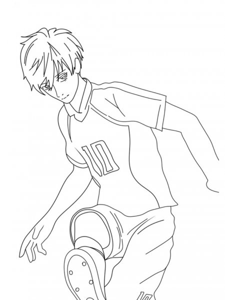 Blue Lock coloring pages - Blue Lock Coloring Page 6 