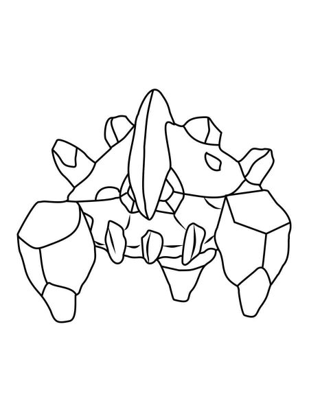 Pokemon Boldore coloring pages - Free Printable