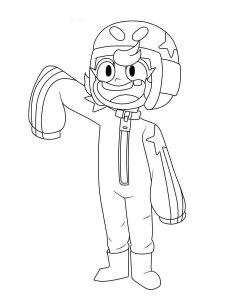 Bonnie Brawl Stars Coloring Page 3