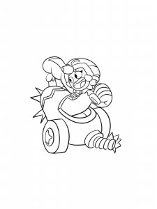 Bonnie Brawl Stars Coloring Page 8