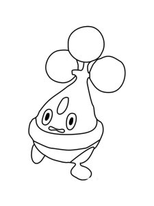 Pokemon Bonsly coloring pages - Free Printable