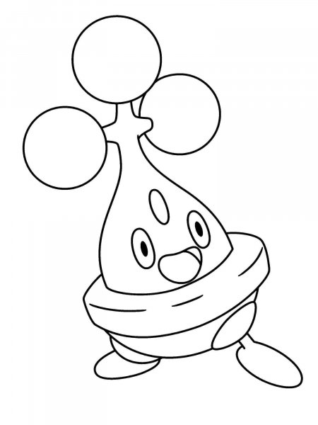 Pokemon Bonsly coloring pages - Free Printable