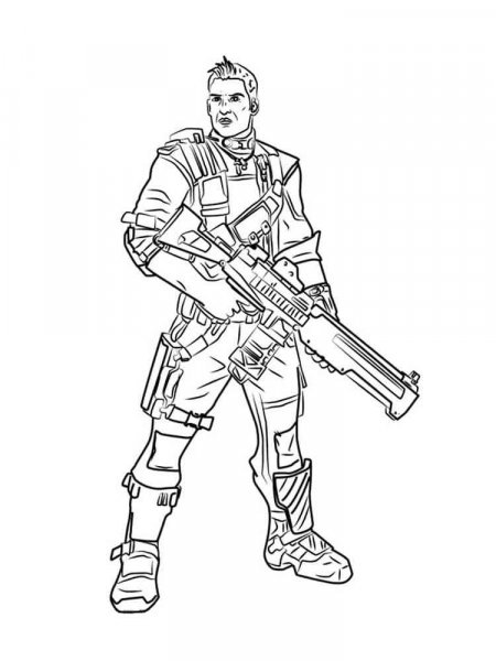 Borderlands coloring pages