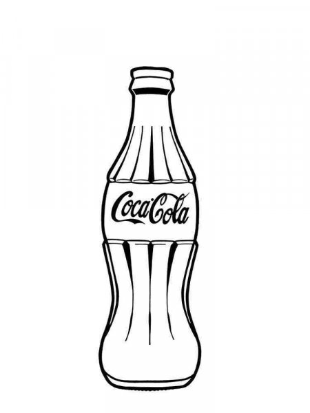 Bottle coloring pages