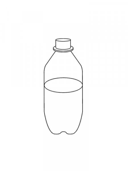 Bottle coloring pages