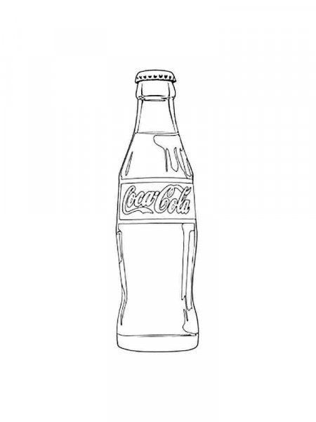 Bottle coloring pages
