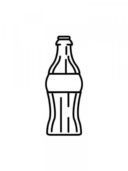 Bottle coloring pages