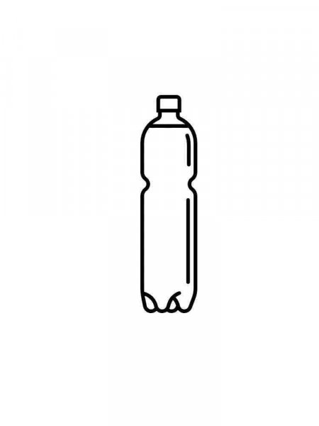 Bottle coloring pages