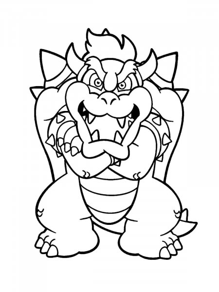 Bowser coloring pages