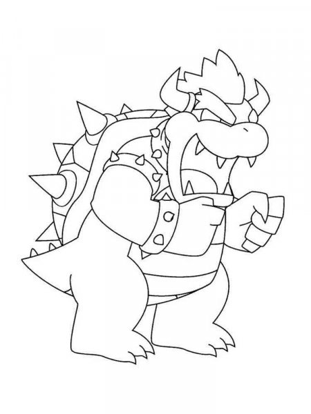 Bowser coloring pages