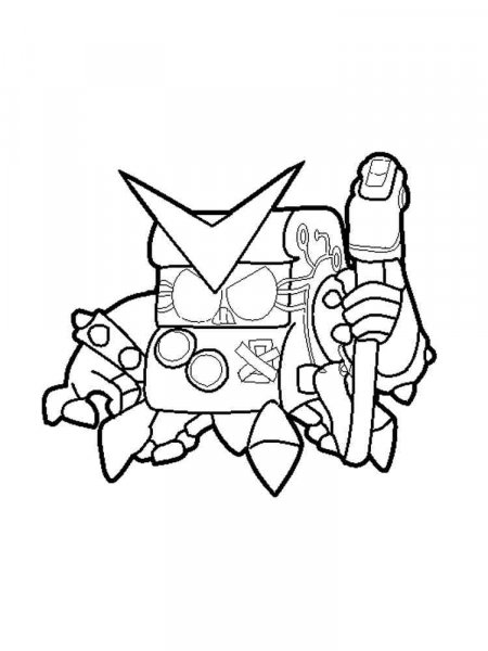 8 Bit Brawl Stars coloring pages