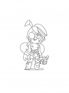 Angelo Brawl Stars coloring pages