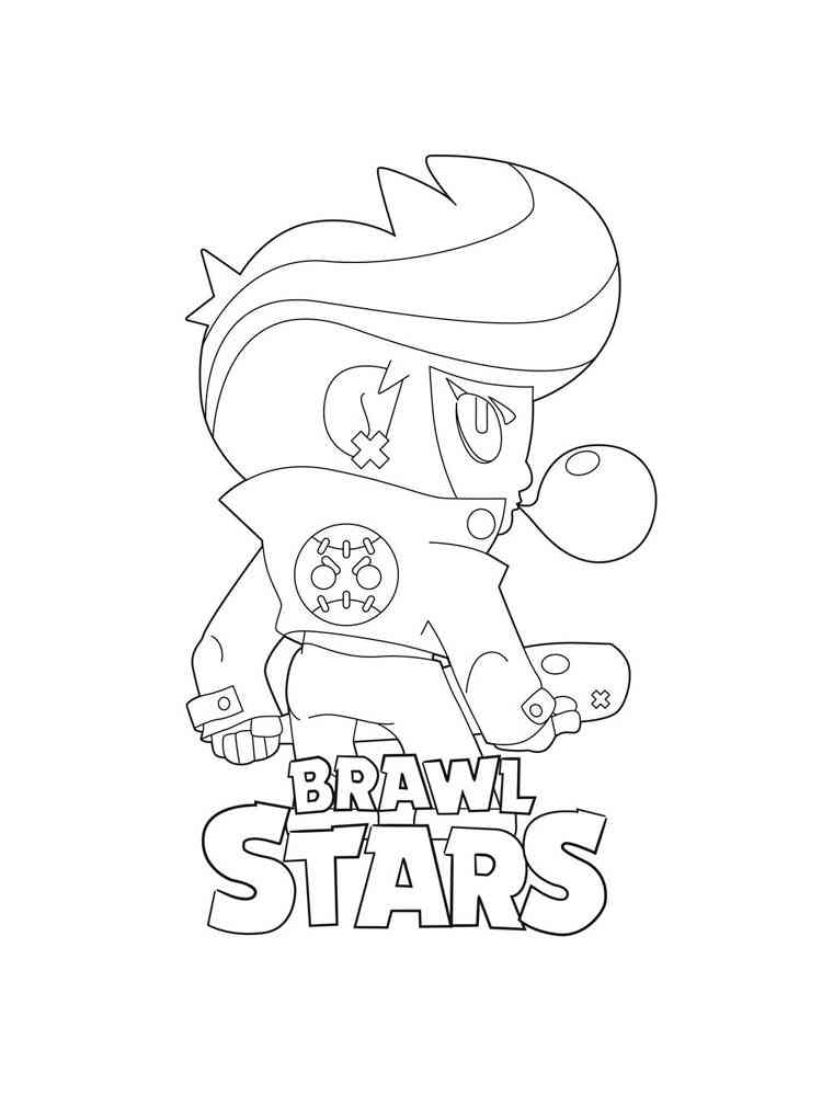 Free Bibi Brawl Stars Coloring Pages Download And Print Bibi Brawl Stars Coloring Pages - bibi brawl stars nao pintado para imprimir