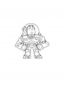 Buzz Lightyear Brawl Stars coloring pages