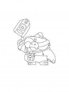 Buzz Brawl Stars Coloring Pages 2