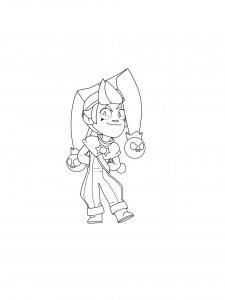 Chester Brawl Stars Coloring Pages 2