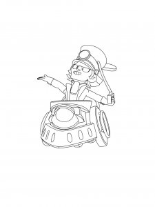 Chuck Brawl Stars Coloring Pages 2