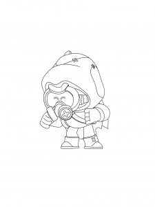 Cordelius Brawl Stars Coloring Pages 2