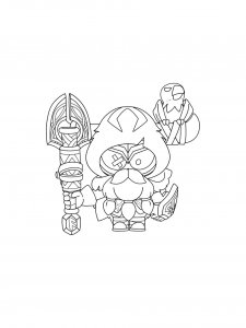 Cordelius Brawl Stars Coloring Pages 3