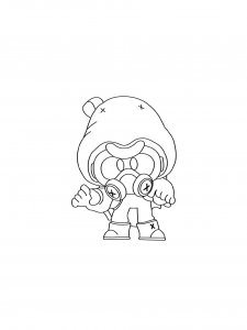 Cordelius Brawl Stars Coloring Pages 5
