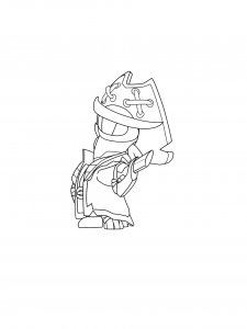 Doug Brawl Stars coloring pages