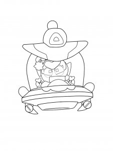 Eve Brawl Stars Coloring Pages 1