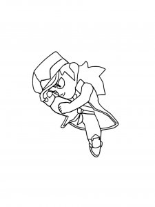 Fang Brawl Stars Coloring Pages 15