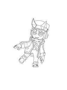 Fang Brawl Stars Coloring Pages 2