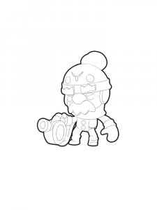 Gale Brawl Stars Coloring Pages 1
