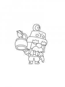 Gale Brawl Stars Coloring Pages 8
