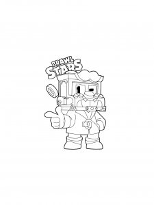 Griff Brawl Stars Coloring Pages 1