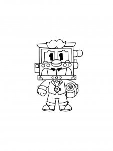 Griff Brawl Stars Coloring Pages 4
