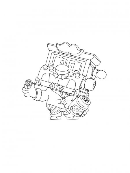 Griff Brawl Stars coloring pages